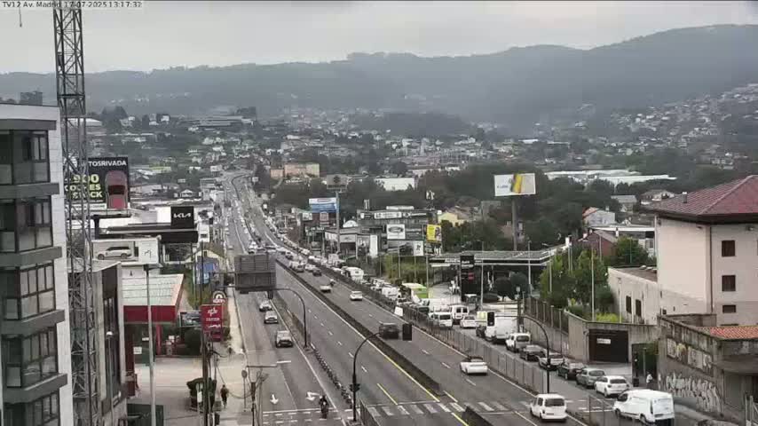 Vigo, Avenida de Madrid Live Cam - Pontevedra, Galicia, Spain