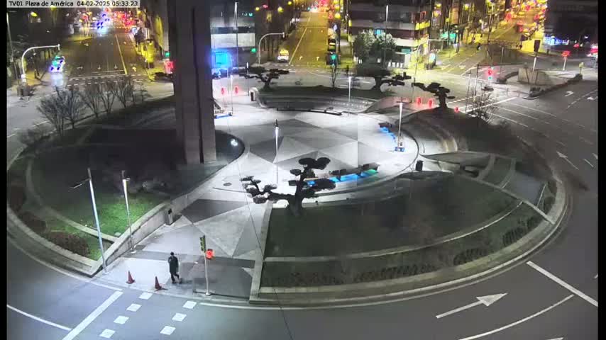 Vigo, Plaza América Square Live Cam - Pontevedra, Galicia, Spain