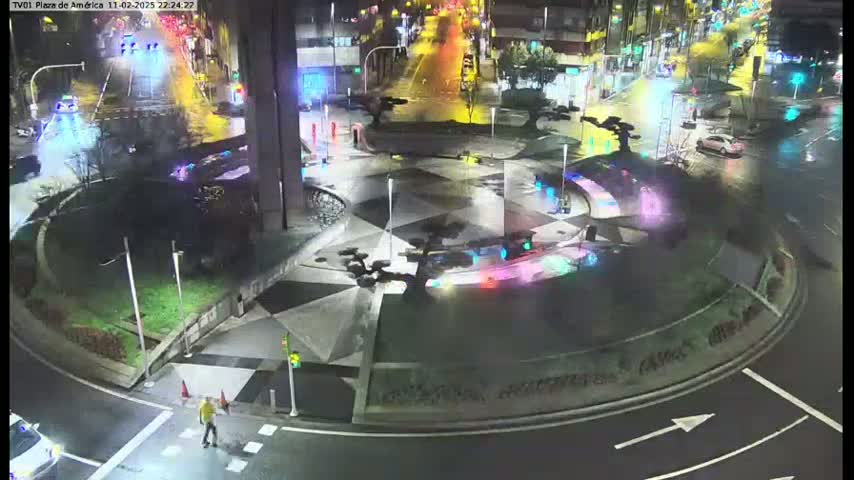 Vigo, Plaza América Square Live Cam - Pontevedra, Galicia, Spain