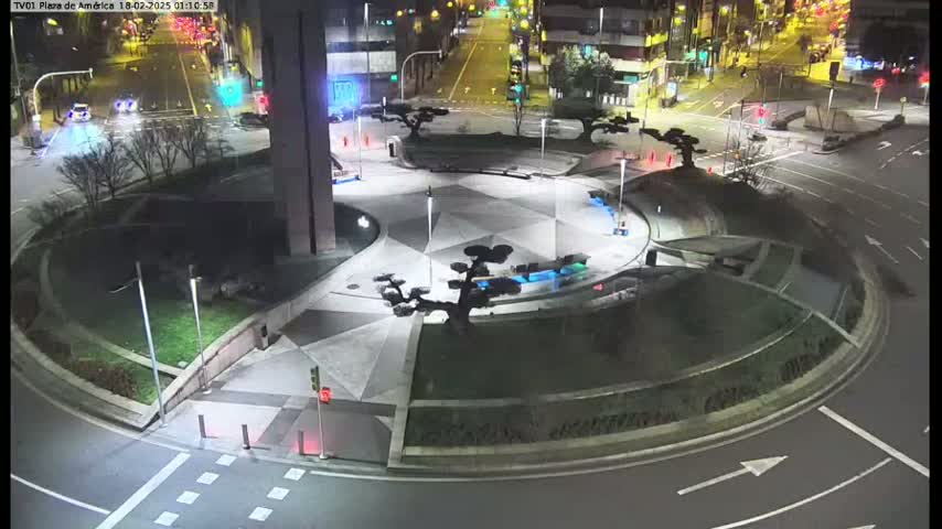 Vigo, Plaza América Square Live Cam - Pontevedra, Galicia, Spain
