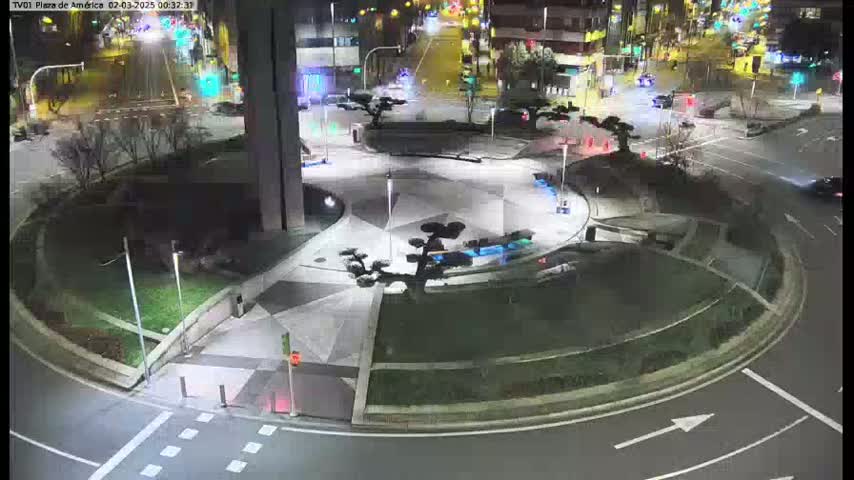 Vigo, Plaza América Square Live Cam - Pontevedra, Galicia, Spain