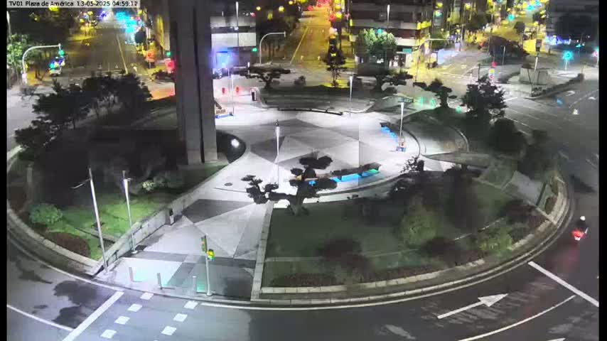 Vigo, Plaza América Square Live Cam - Pontevedra, Galicia, Spain