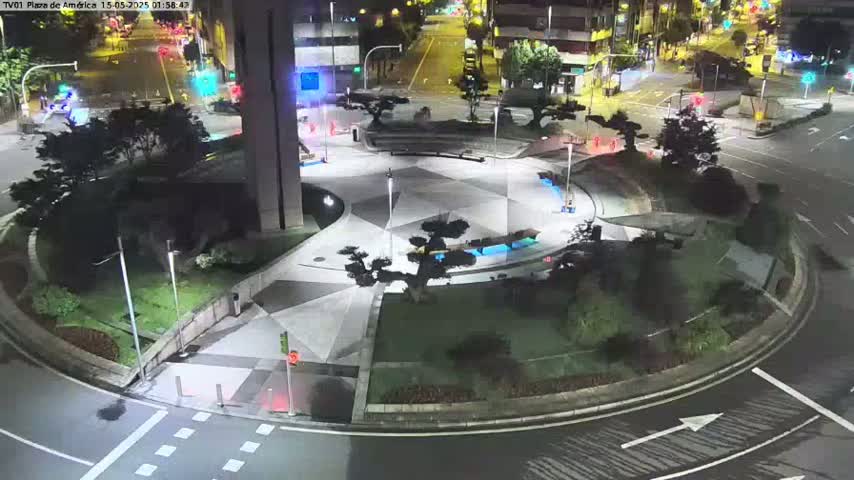 Vigo, Plaza América Square Live Cam - Pontevedra, Galicia, Spain