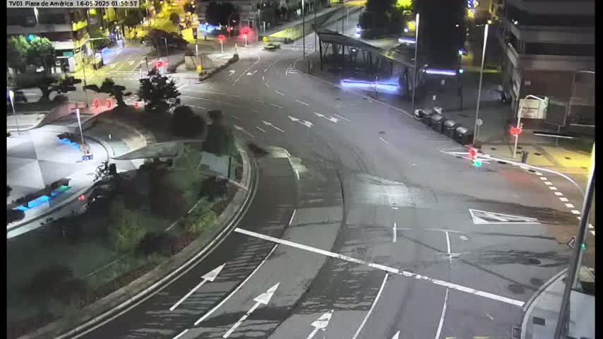 Vigo, Plaza América Square Live Cam - Pontevedra, Galicia, Spain