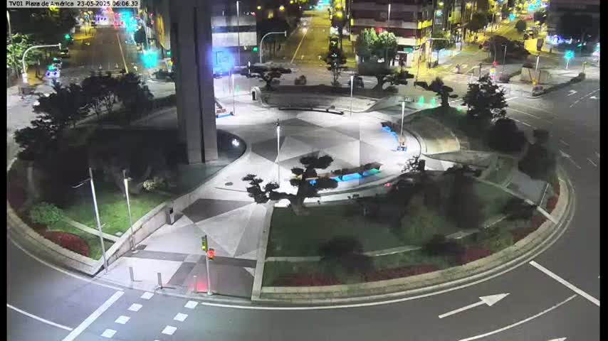 Vigo, Plaza América Square Live Cam - Pontevedra, Galicia, Spain