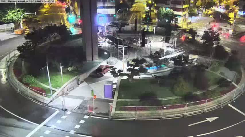 Vigo, Plaza América Square Live Cam - Pontevedra, Galicia, Spain