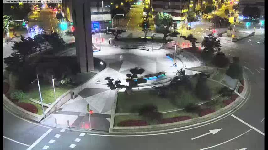 Vigo, Plaza América Square Live Cam - Pontevedra, Galicia, Spain