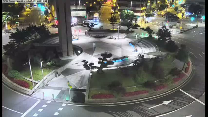 Vigo, Plaza América Square Live Cam - Pontevedra, Galicia, Spain