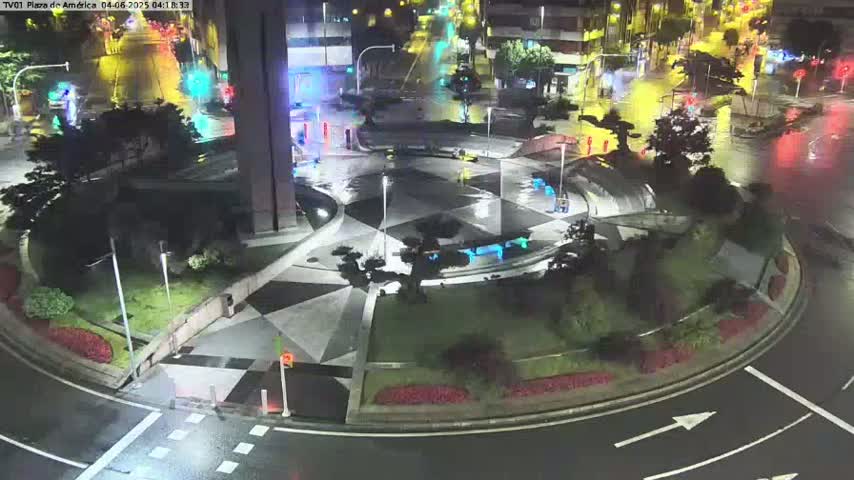 Vigo, Plaza América Square Live Cam - Pontevedra, Galicia, Spain