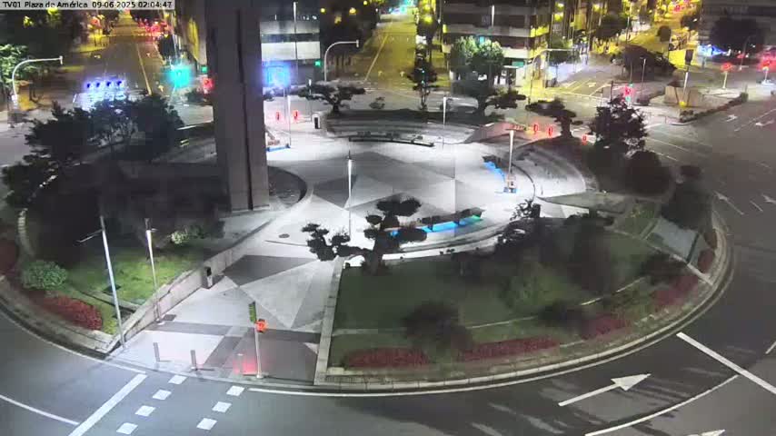 Vigo, Plaza América Square Live Cam - Pontevedra, Galicia, Spain