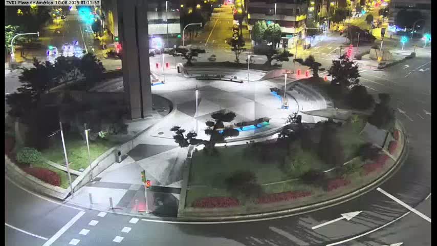 Vigo, Plaza América Square Live Cam - Pontevedra, Galicia, Spain