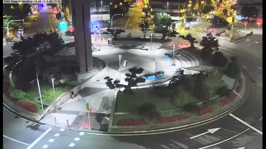 Vigo, Plaza América Square Live Cam - Pontevedra, Galicia, Spain
