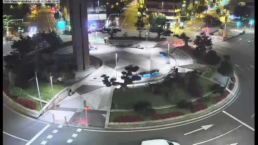 Vigo, Plaza América Square Live Cam - Pontevedra, Galicia, Spain