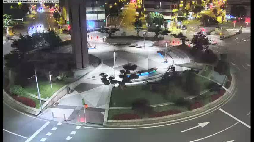 Vigo, Plaza América Square Live Cam - Pontevedra, Galicia, Spain
