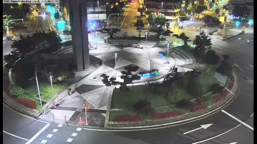 Vigo, Plaza América Square Live Cam - Pontevedra, Galicia, Spain