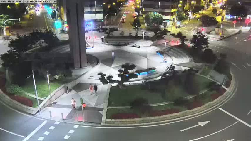 Vigo, Plaza América Square Live Cam - Pontevedra, Galicia, Spain