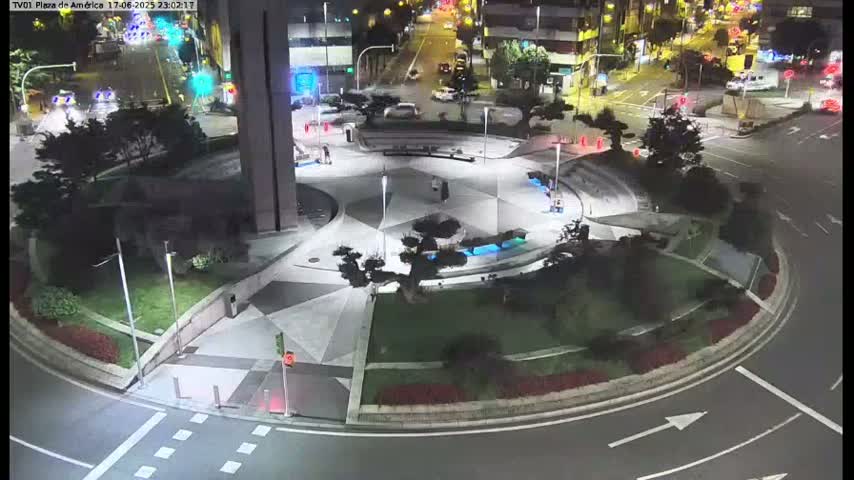 Vigo, Plaza América Square Live Cam - Pontevedra, Galicia, Spain