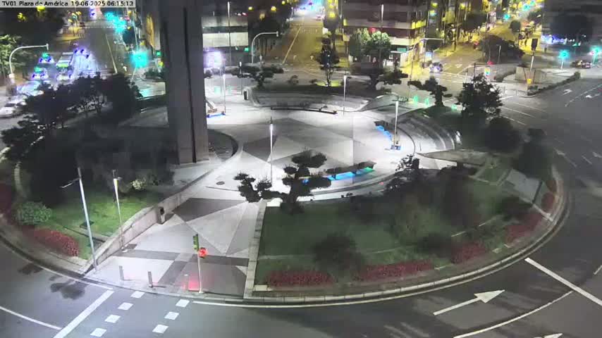 Vigo, Plaza América Square Live Cam - Pontevedra, Galicia, Spain