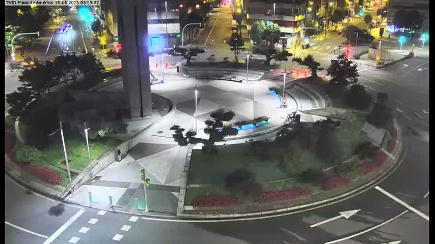 Vigo, Plaza América Square Live Cam - Pontevedra, Galicia, Spain