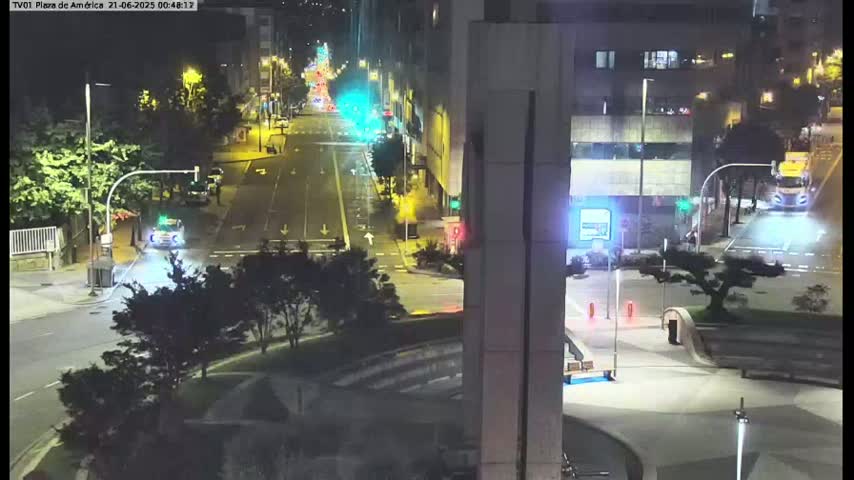 Vigo, Plaza América Square Live Cam - Pontevedra, Galicia, Spain