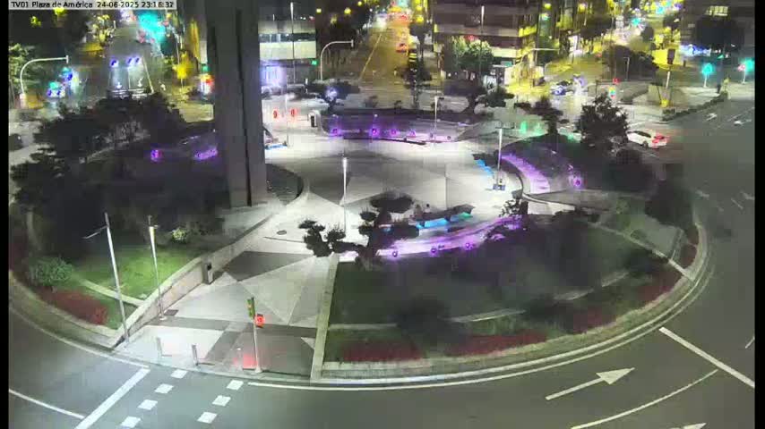 Vigo, Plaza América Square Live Cam - Pontevedra, Galicia, Spain