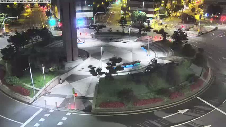 Vigo, Plaza América Square Live Cam - Pontevedra, Galicia, Spain