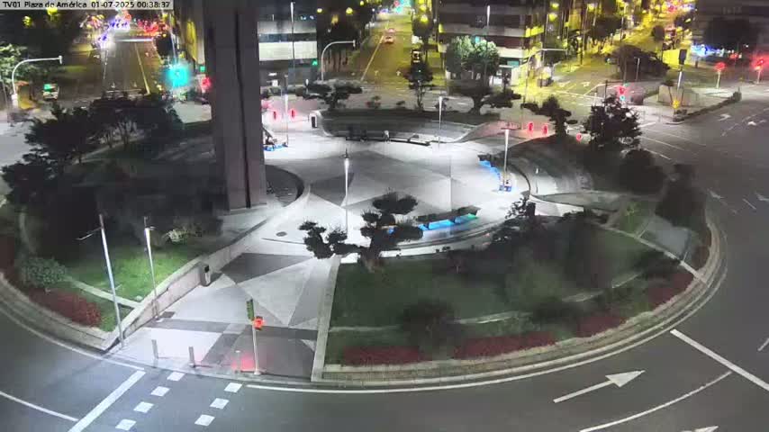 Vigo, Plaza América Square Live Cam - Pontevedra, Galicia, Spain