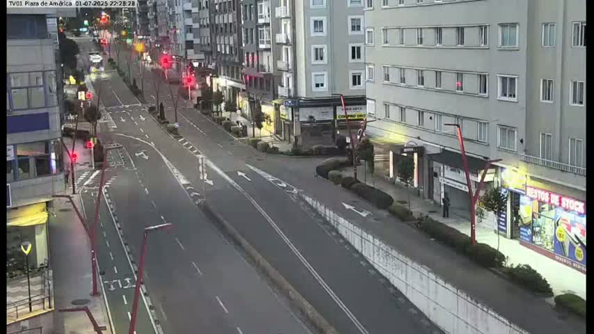 Vigo, Plaza América Square Live Cam - Pontevedra, Galicia, Spain