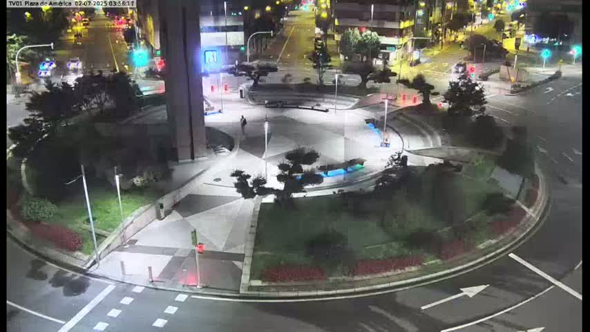 Vigo, Plaza América Square Live Cam - Pontevedra, Galicia, Spain