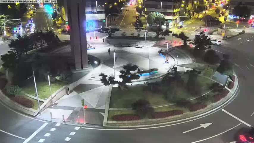 Vigo, Plaza América Square Live Cam - Pontevedra, Galicia, Spain