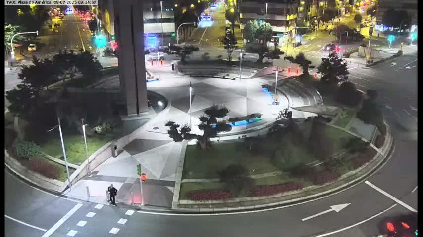Vigo, Plaza América Square Live Cam - Pontevedra, Galicia, Spain