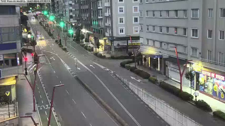 Vigo, Plaza América Square Live Cam - Pontevedra, Galicia, Spain