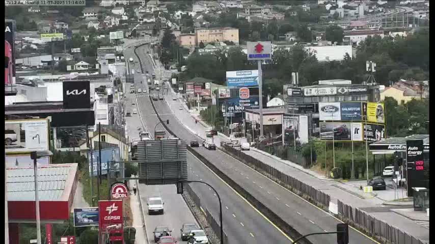 Vigo, Plaza América Square Live Cam - Pontevedra, Galicia, Spain