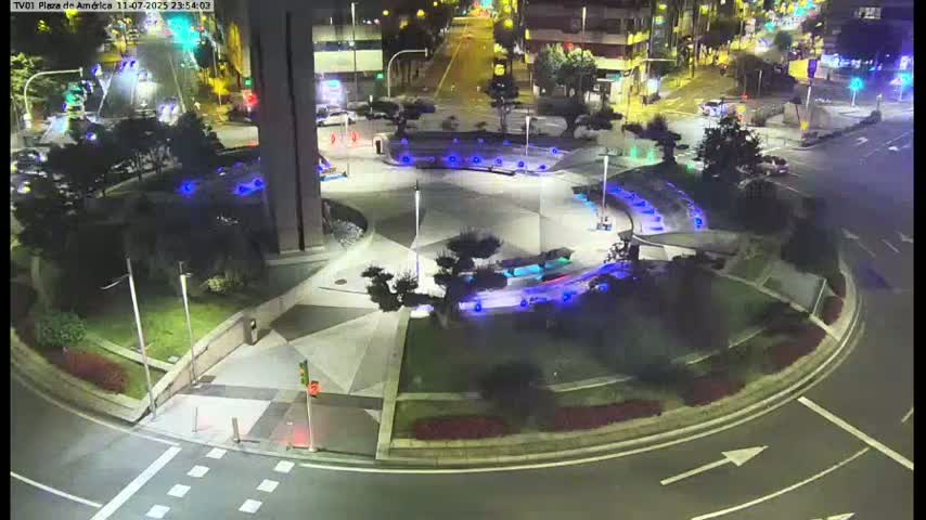Vigo, Plaza América Square Live Cam - Pontevedra, Galicia, Spain