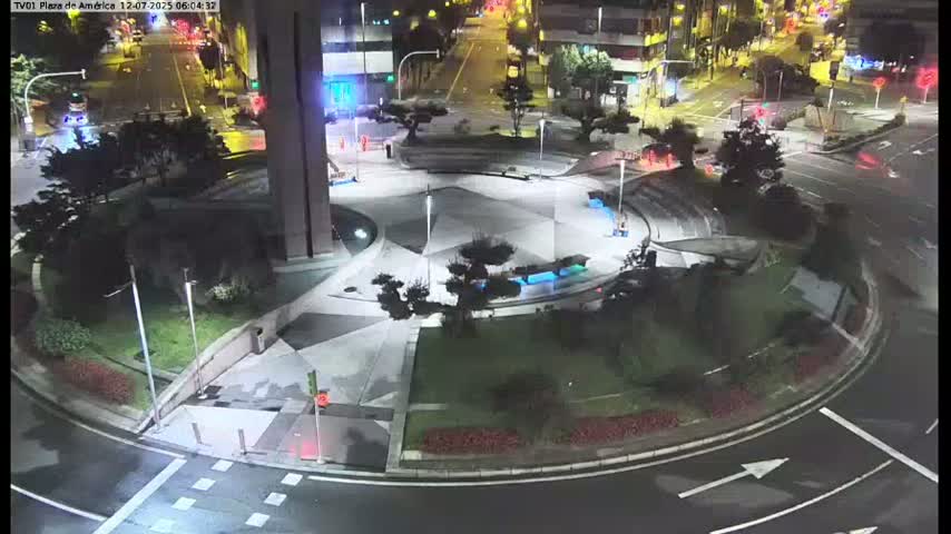 Vigo, Plaza América Square Live Cam - Pontevedra, Galicia, Spain