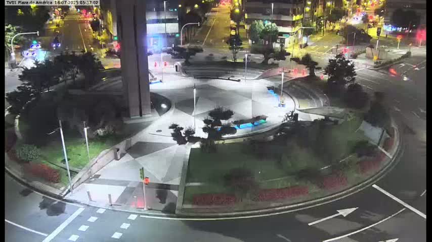 Vigo, Plaza América Square Live Cam - Pontevedra, Galicia, Spain