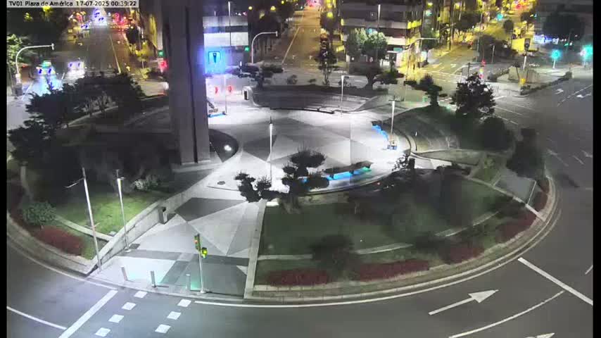 Vigo, Plaza América Square Live Cam - Pontevedra, Galicia, Spain