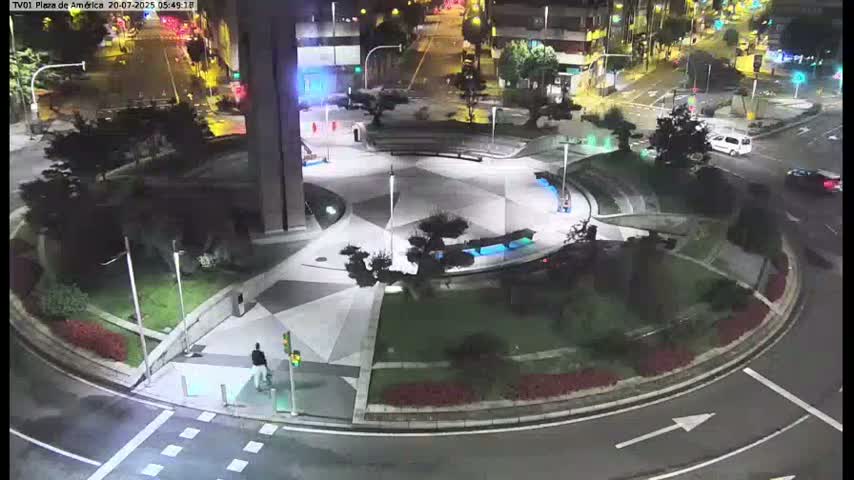 Vigo, Plaza América Square Live Cam - Pontevedra, Galicia, Spain