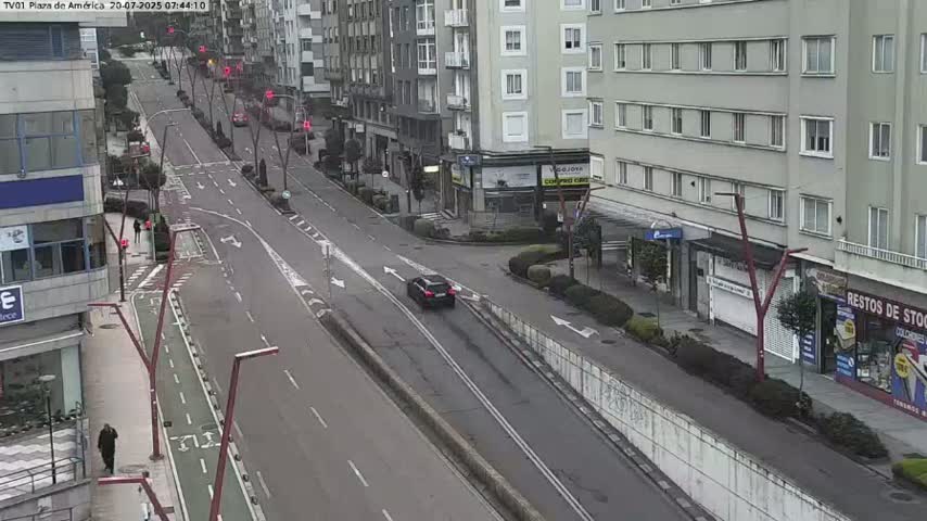 Vigo, Plaza América Square Live Cam - Pontevedra, Galicia, Spain