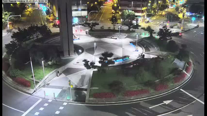 Vigo, Plaza América Square Live Cam - Pontevedra, Galicia, Spain