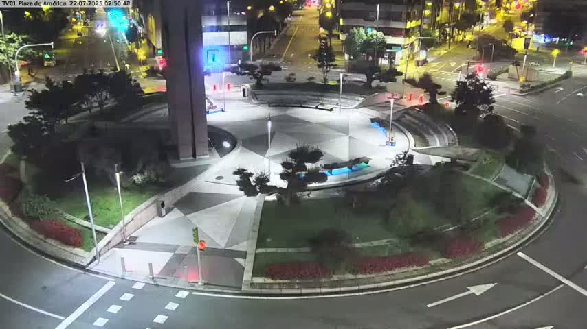 Vigo, Plaza América Square Live Cam - Pontevedra, Galicia, Spain