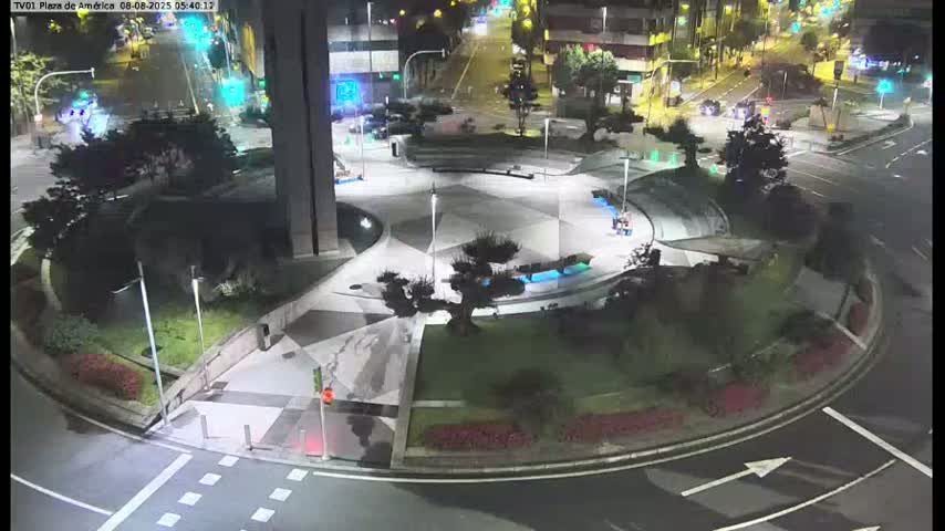 Vigo, Plaza América Square Live Cam - Pontevedra, Galicia, Spain