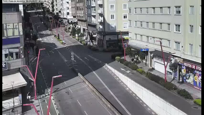 Vigo, Plaza América Square Live Cam - Pontevedra, Galicia, Spain