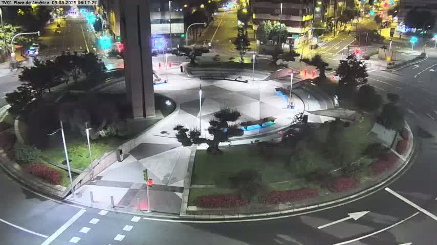 Vigo, Plaza América Square Live Cam - Pontevedra, Galicia, Spain