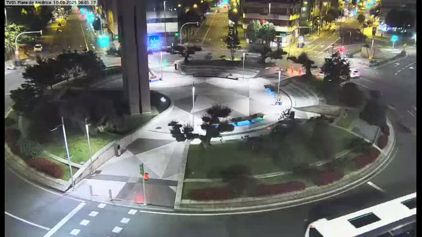 Vigo, Plaza América Square Live Cam - Pontevedra, Galicia, Spain