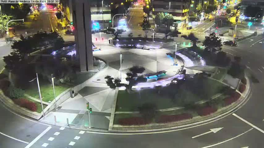 Vigo, Plaza América Square Live Cam - Pontevedra, Galicia, Spain