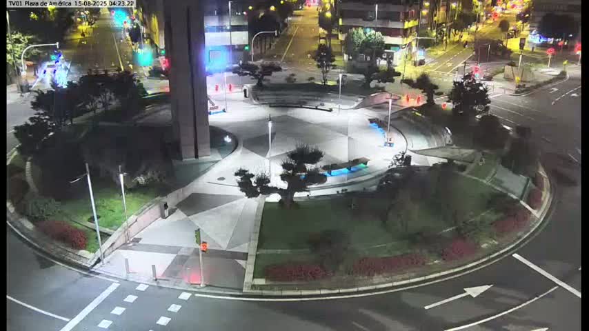 Vigo, Plaza América Square Live Cam - Pontevedra, Galicia, Spain