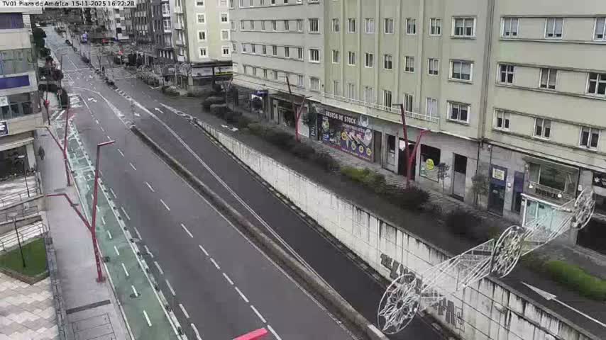 Vigo, Plaza América Square Live Cam - Pontevedra, Galicia, Spain