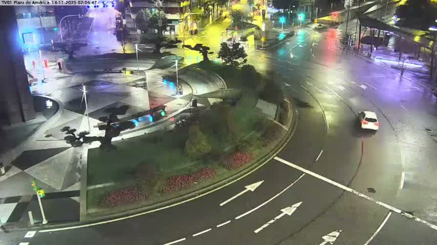 Vigo, Plaza América Square Live Cam - Pontevedra, Galicia, Spain
