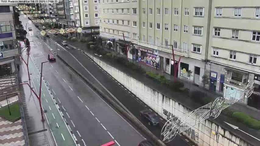 Vigo, Plaza América Square Live Cam - Pontevedra, Galicia, Spain